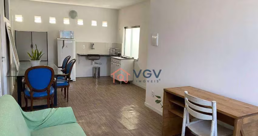 Kitnet para alugar, 35 m² por r$ 2.250,00/mês - mirandópolis - são paulo/sp