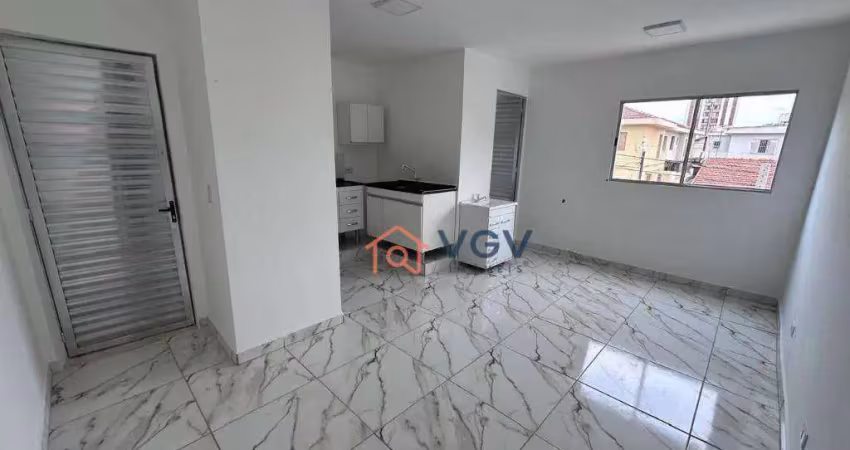 Kitnet para alugar, 24 m² por r$ 1.620,00/mês - jabaquara - são paulo/sp