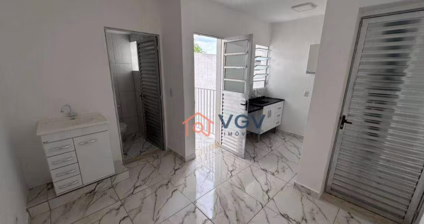 Kitnet para alugar, 20 m² por R$ 1.620,00/mês - Jabaquara - São Paulo/SP