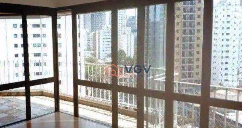 Apartamento com 3 dormitórios à venda, 177 m² por R$ 3.200.000,00 - Moema - São Paulo/SP