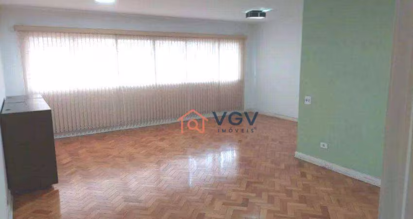 Apartamento com 3 dormitórios para alugar, 128 m² por R$ 7.590,00/mês - Campo Belo - São Paulo/SP