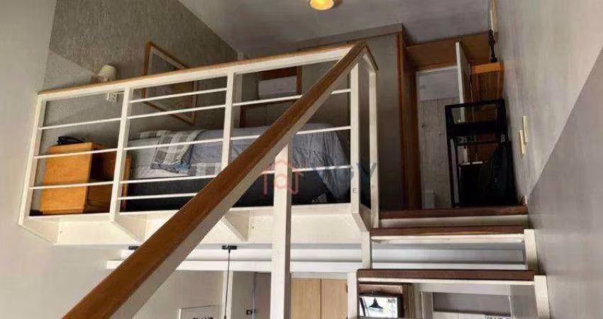 Flat com 1 dormitório à venda, 38 m² por R$ 750.000,00 - Vila Uberabinha - São Paulo/SP
