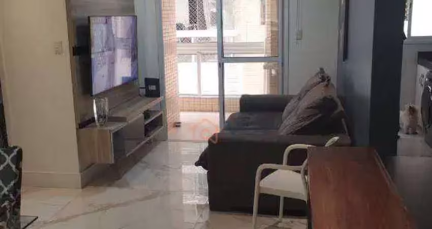 Apartamento com 2 dormitórios à venda, 87 m² por R$ 589.000,00 - Canto do Forte - Praia Grande/SP