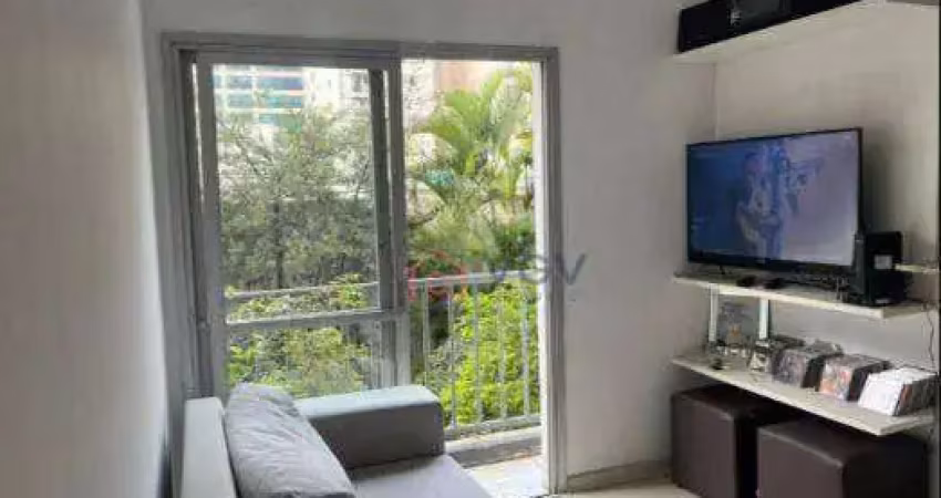 Apartamento com 1 dormitório para alugar, 45 m² - moema - são paulo/sp