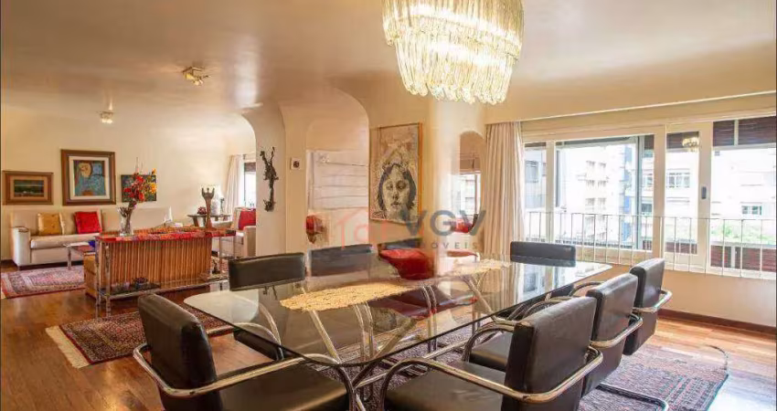 Apartamento com 4 dormitórios à venda, 227 m² por r$ 2.250.000,00 - cerqueira césar - são paulo/sp