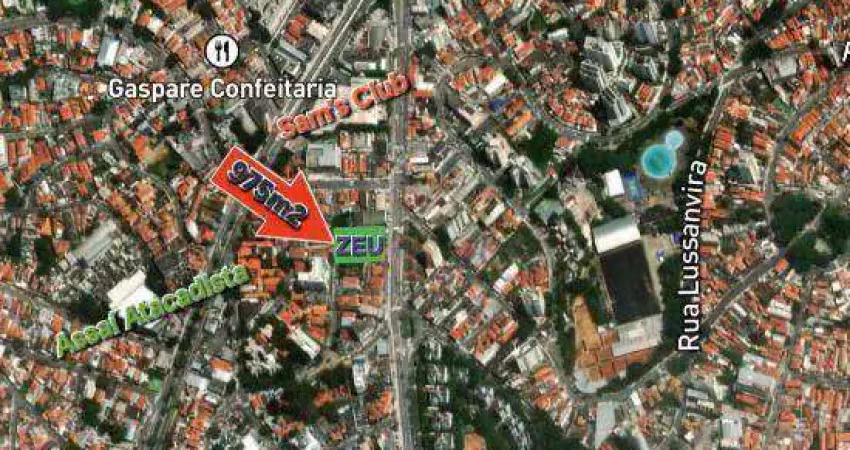 Terreno à venda, 975 m² por r$ 6.300.000,00 - jabaquara - são paulo/sp
