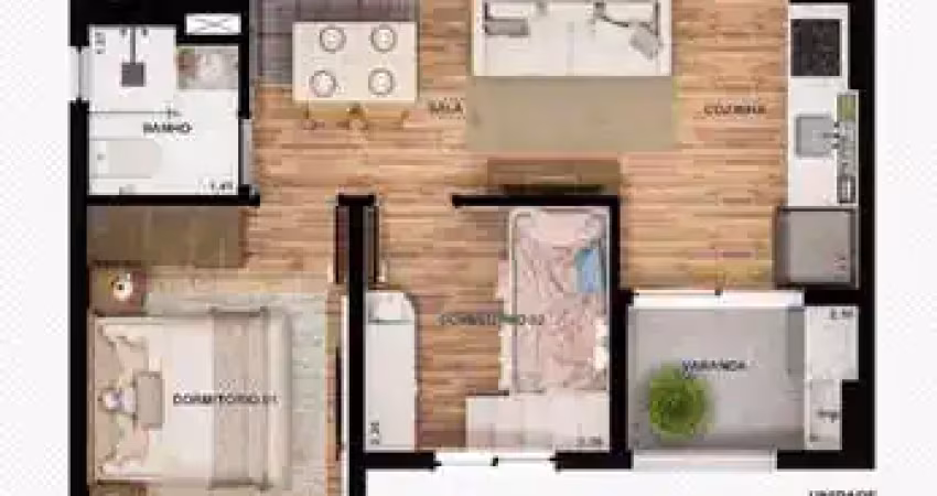 Apartamento com 2 quartos à venda na Avenida Hermilo Alves, Vila Ré, São Paulo