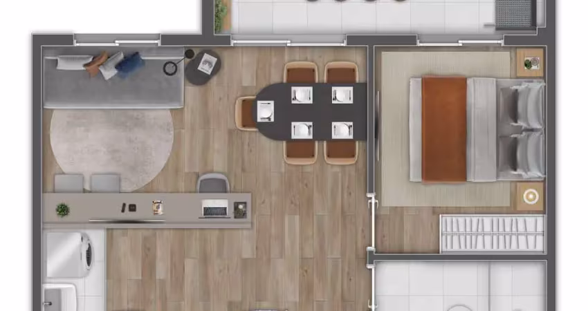 Apartamento 2 dormitórios na planta na vila matilde