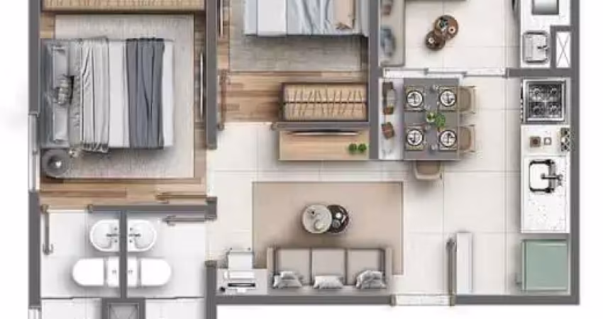 Apartamento com 2 quartos à venda na Avenida Itaquera, 555, Vila Carmosina, São Paulo