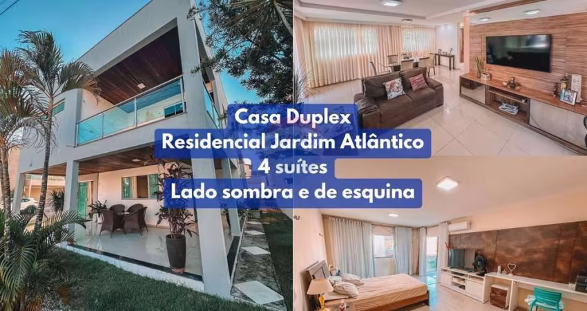 Casa de Alto Padrão no Residencial Jardim Atlântico  c/ Energia Solar