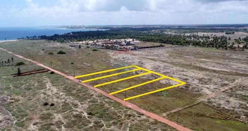 TERRENO 480 M2  À VENDA NA PRAIA DE MARACAJAU - BARRA DE MAXARANGUAPE RN
