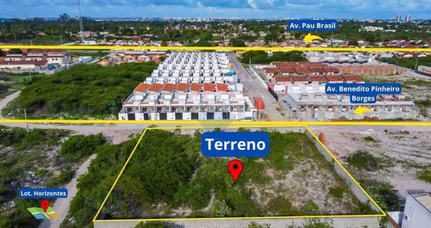 Terreno amplo e murado de 1.600m² à venda em bela parnamirim, rn