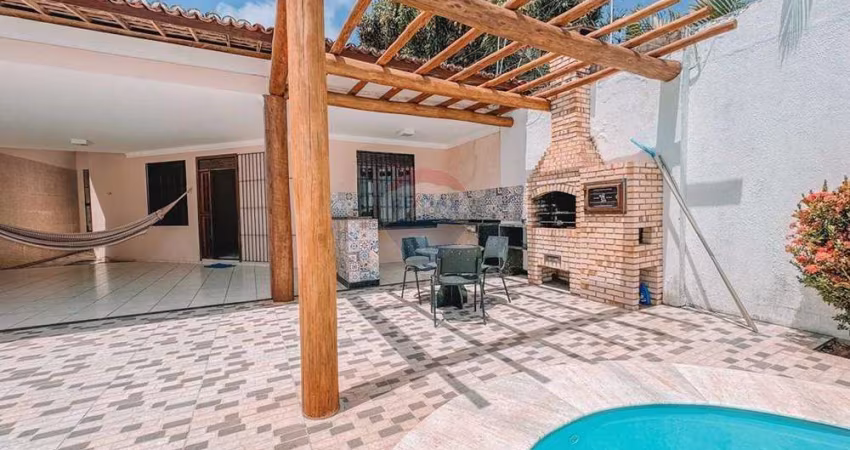CASA MOBILIADA COM PISCINA EM CAPIM MACIO