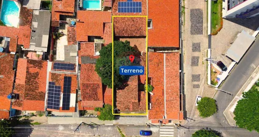 Terreno 12x35m (443m²) – rua olinto meira - alecrim r$ 350.000,00