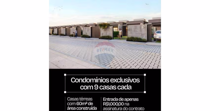 Casas populares à venda por R$ 175 mil com documentação grátis - Bella Vista II, Parnamirim/RN