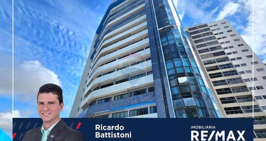 Apart. mobiliado no Cristallo Resl. em Ponta Negra, andar alto, vista mar e Morro do Careca