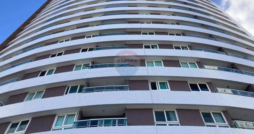 Apartamento mobiliado 2/4 com vista mar no pontamares