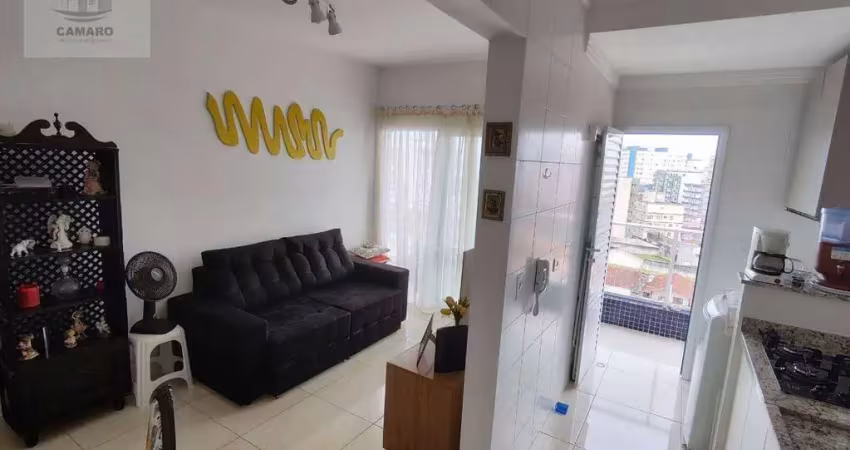 Apartamento com 2 dormitórios à venda, 50 m² por r$ 350.000 - mirim - praia grande/sp