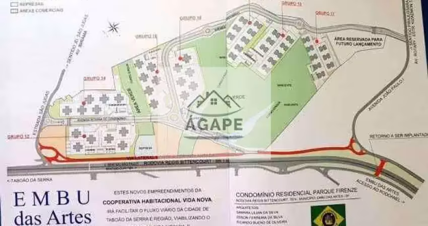 Oportunidade apto grupo 12 -  130 parcelas  - embu das artes