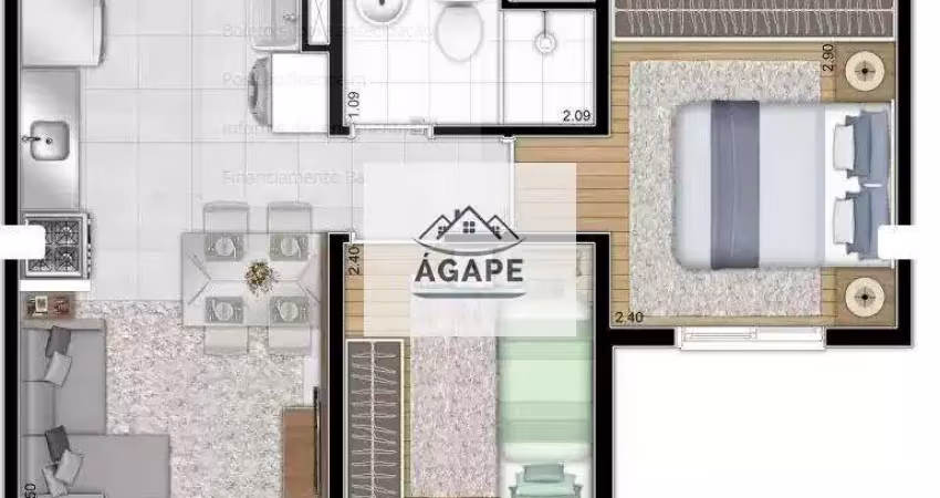 Excelente apartamento 2 dormitórios horto do ype - são paulo
