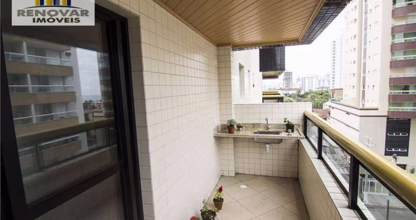 Apartamento com 2 dormitórios à venda, 89 m² por R$ 440.000 - Caiçara - Praia Grande/SP