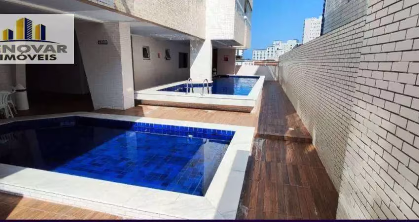 Apartamento com 2 dormitórios à venda, 90 m² por r$ 700.000,00 - boqueirão - praia grande/sp