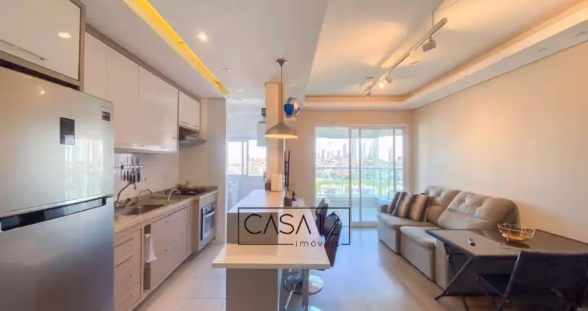 Apartamento com 1 dormitório à venda, 57 m² por R$ 790.000,00 - Vila Ema - São José dos Campos/SP
