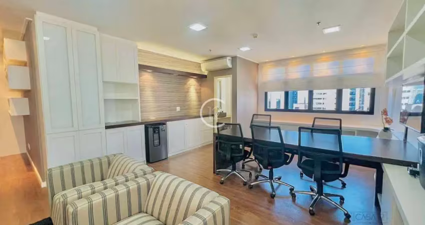 Sala mobiliada à venda, 54 m² por r$ 600.000 - jardim aquarius - são josé dos campos/sp