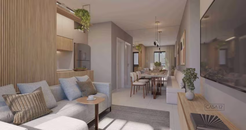 Apartamento de lançamento com 3 dormitórios à venda, 66 m² por R$ 621.000 - Parque Industrial - São José dos Campos/SP