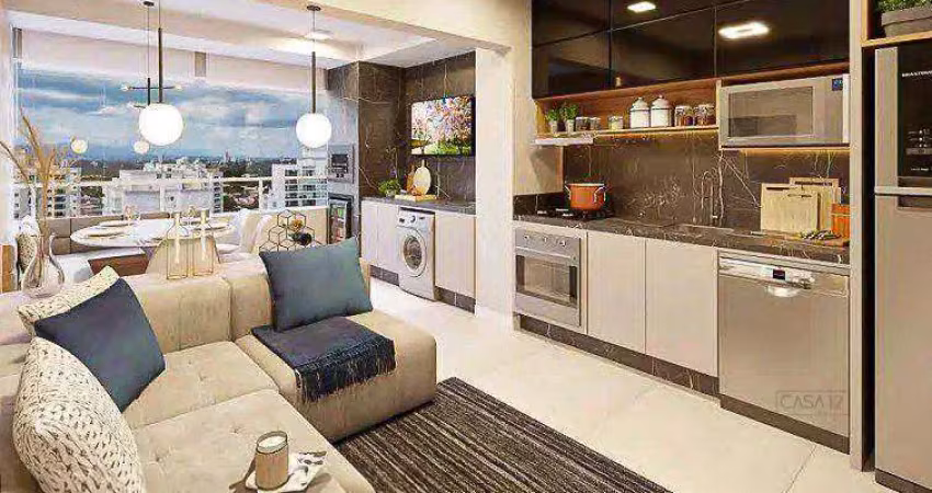 Apartamento com 1 dormitório à venda, 50 m² por r$ 698.000,00 - jardim das colinas - são josé dos campos/sp