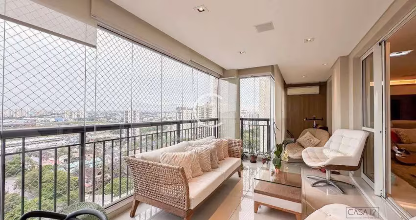 Apartamento com 3 suítes e vista livre à venda, 194 m² por r$ 2.900.000 - jardim aquarius - são josé dos campos/sp