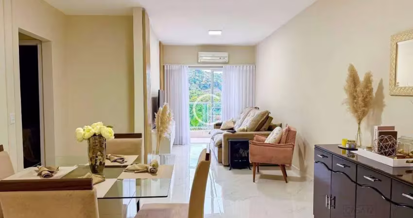 Apartamento com 2 dormitórios à venda, 83 m² por r$ 780.000,00 - cidade jardim - caraguatatuba/sp