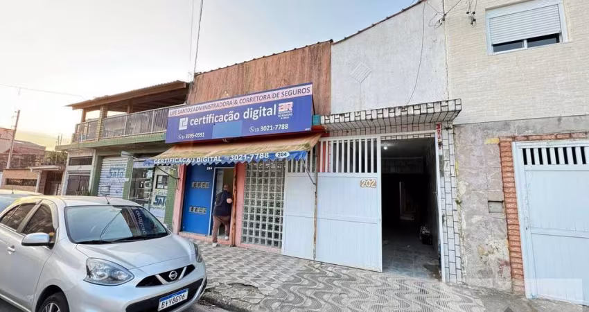ALUGA-SE SOBRADO COMERCIAL CENTRO DO BOQUEIRÃO - PRAIA GRANDE