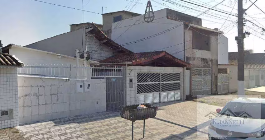 Casa 02 dormitórios + terreno = 12x30 360m2 tude bastos - r$ 750.000