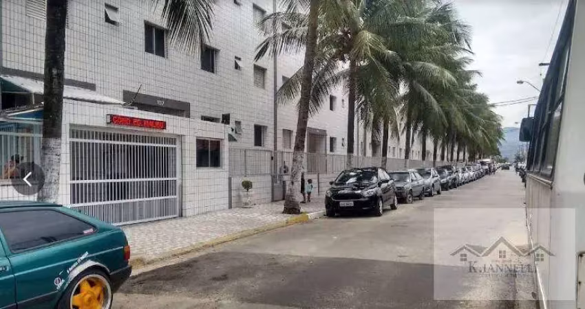 Kitnet com garagem 3o. andar 50m praia mirim - r$ 185.000