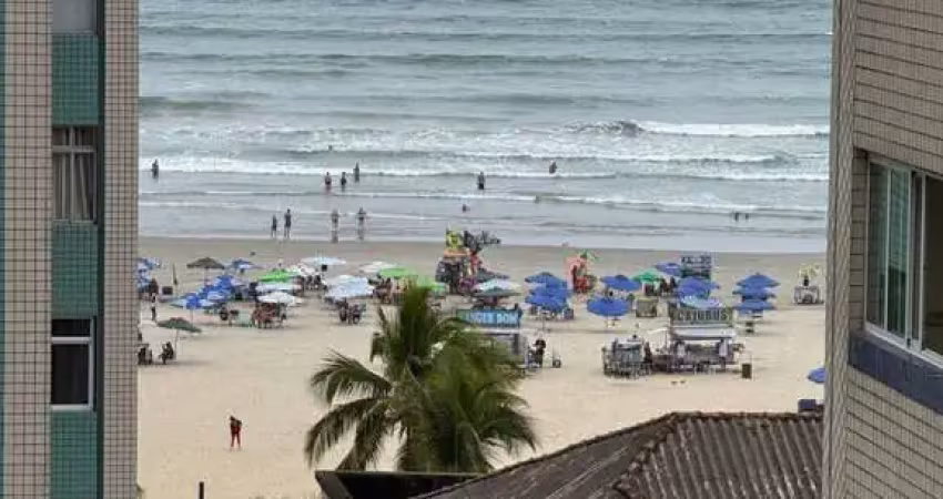 Apartamento 01 dormitório vista mar 50m praia guilhermina - r$ 275.000