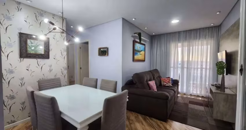 Apartamento com 3 dormitórios para alugar, 73 m² por r$ 4.660,00/mês - jardim tupanci - barueri/sp