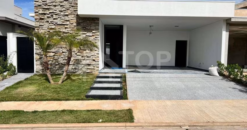 Casa térrea com alto padrão de acabamento