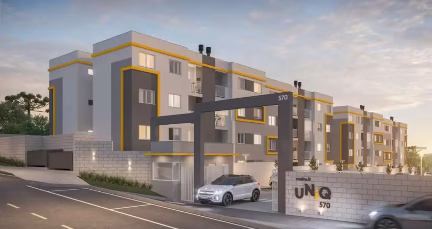 Apartamento garden com 2 quartos no vila amélia em pinhais.