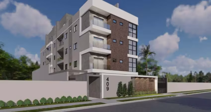 Apartamento garden suspenso com 2 quartos, suíte a venda em pinhais.