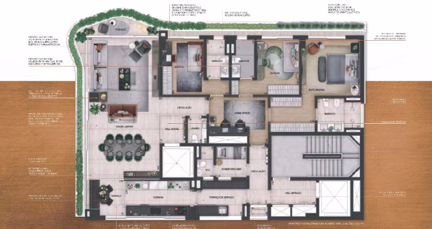 Apartamento á venda 201m² - Jardins SP