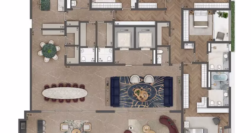 Apartamento com 5 quartos à venda na Avenida Indianópolis, 384, Indianópolis, São Paulo