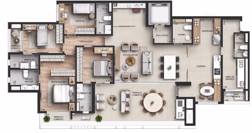 Apartamento de Alto Padrão na Chácara Klabin - sp