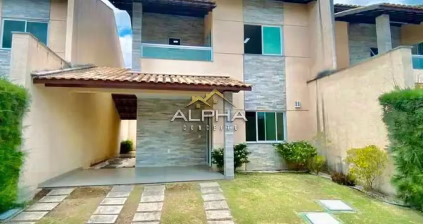 Casa em condomínio para venda em fortaleza, cidade dos funcionários, 2 dormitórios, 3 suítes, 4 banheiros, 2 vagas