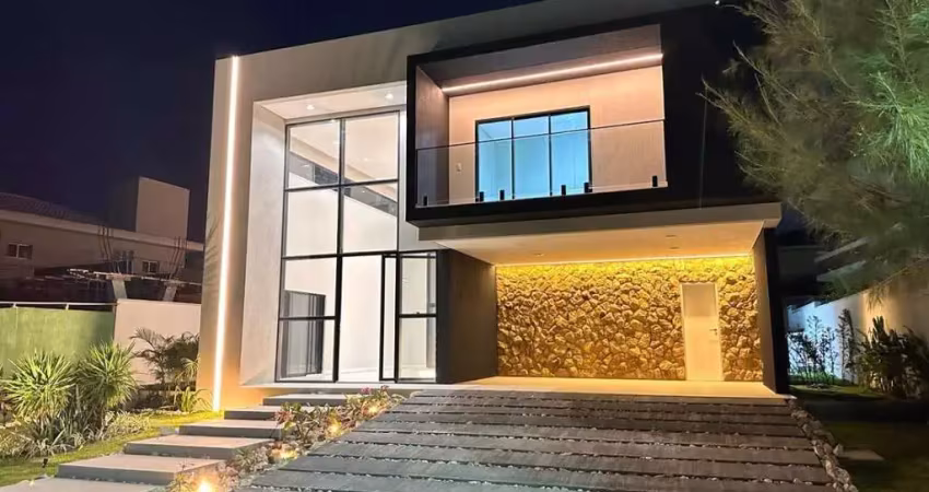 Casa em condomínio para venda em eusébio, pires facanha, 4 dormitórios, 4 suítes, 6 banheiros, 4 vagas
