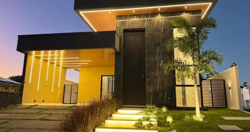 Casa em condomínio para venda em aquiraz, jacundá, 3 dormitórios, 3 suítes, 4 banheiros, 4 vagas