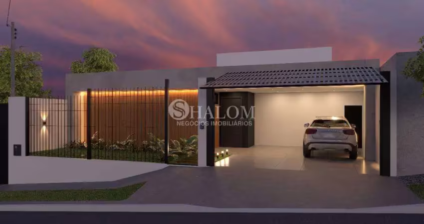 Casa à venda em maringá, jardim itália, com 3 quartos, com 153.04 m²