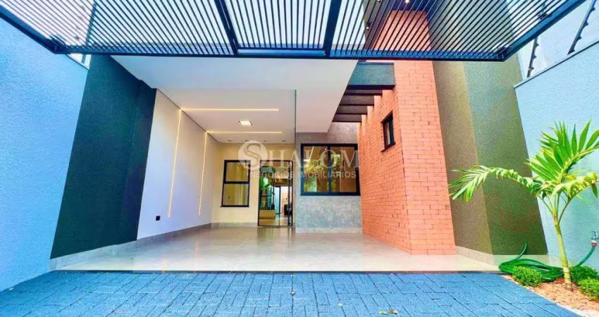 Casa à venda em maringá, jardim brasil, com 3 quartos, com 121 m²