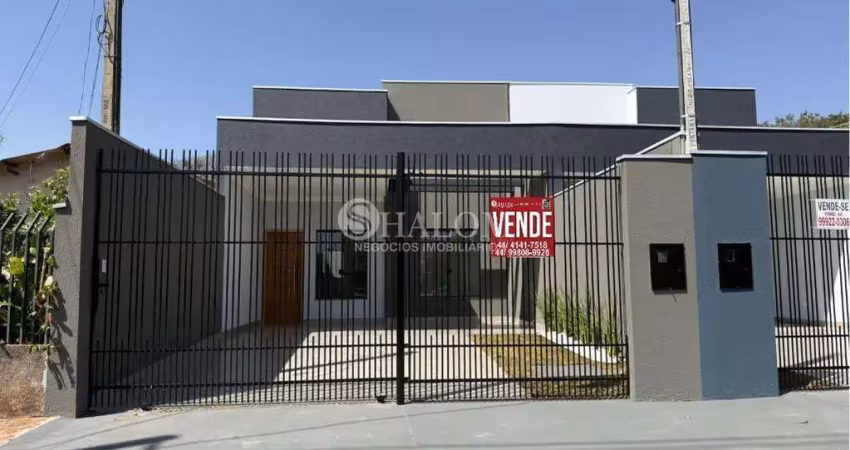 Casa à venda em maringá, conjunto residencial branca vieira, com 3 quartos, com 80 m²