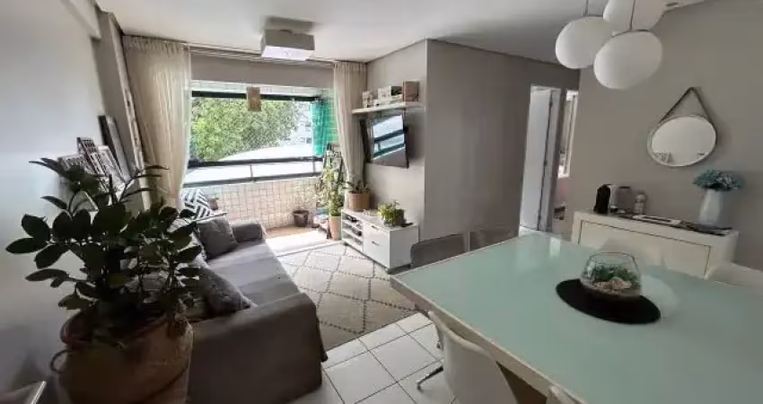 Apartamento venda possui 63 metros com 3 quartos sendo 1 suíte com 2 vgs - na torre - recife pe